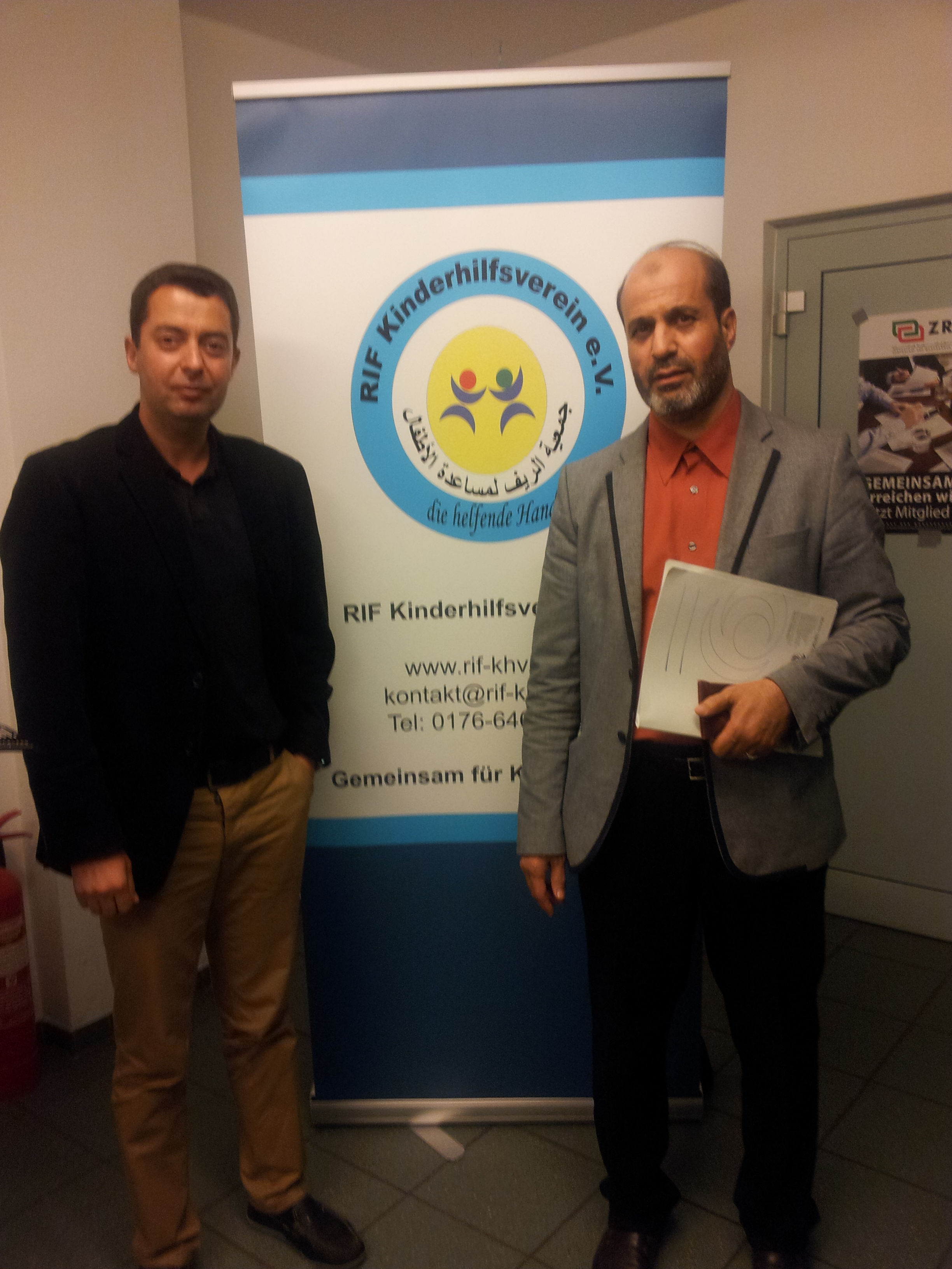 Unser Vereinsvorstand mit dem Generalsekretär des Zentralrat der Marokkaner in Deutschland