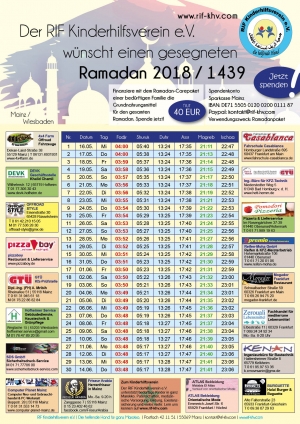 Ramadankalender 2018
